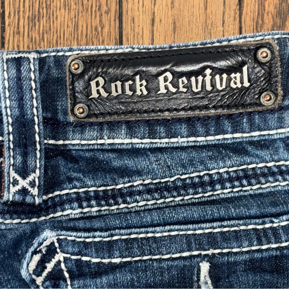 Rock Revival Women’s Denim Debbie Straight Designed in USA 98%Cotton Size 26 - Picture 10 of 15